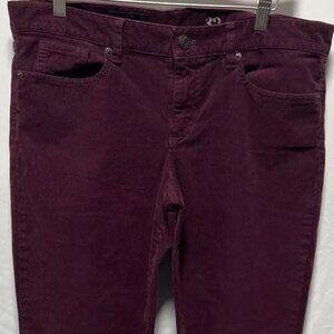 J Crew Toothpick Corduroy Size 32 Ankle